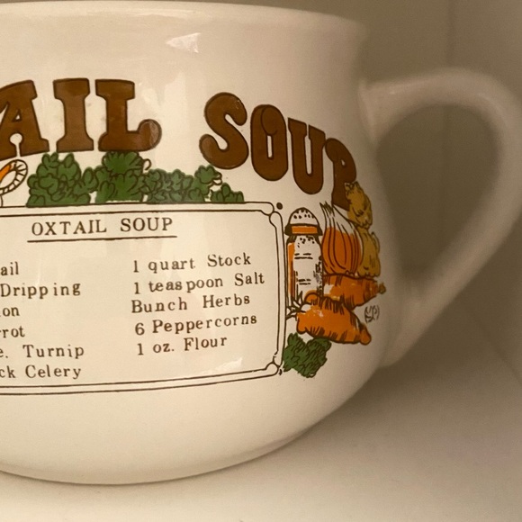 Vintage 1970 oxtail Soup Bowl/Mug - Picture 3 of 3